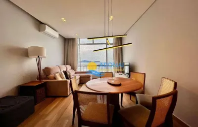 Apartamento com 3 dormitórios à venda, 95 m² por r$ 850.000,00 - pitangueiras - guarujá/sp