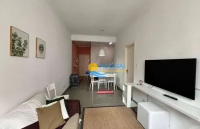 Apartamento com 1 dormitório à venda, 60 m² por r$ 340.000,00 - pitangueiras - guarujá/sp
