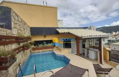 Cobertura com 3 dormitórios à venda, 170 m² por r$ 1.100.000,00 - enseada - guarujá/sp