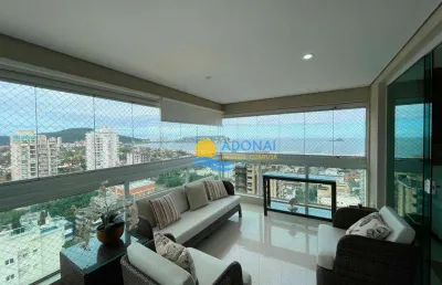 Enseada apartamento d salto padrão andar alto vista mar.