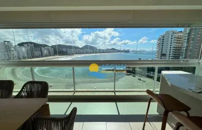 Apartamento com 4 dormitórios à venda, 175 m² por r$ 2.950.000,00 - jardim astúrias - guarujá/sp