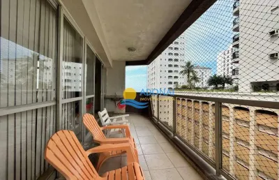 Apartamento com 3 dormitórios à venda, 178 m² por r$ 850.000,00 - pitangueiras - guarujá/sp