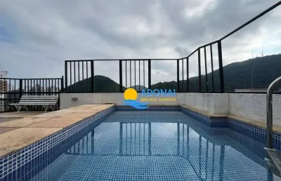 Cobertura com 3 dormitórios à venda, 146 m² por r$ 650.000,00 - enseada - guarujá/sp