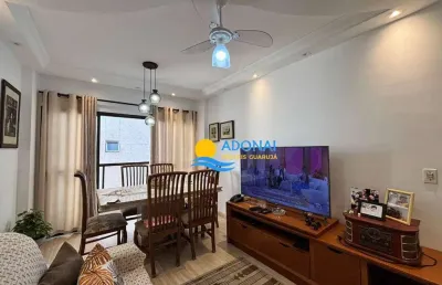 Apartamento com 2 dormitórios à venda, 65 m² por r$ 380.000,00 - jardim astúrias - guarujá/sp