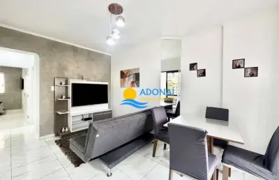 Apartamento com 2 dormitórios à venda, 60 m² por r$ 615.000,00 - jardim astúrias - guarujá/sp