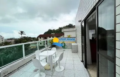 Cobertura com 1 dormitório à venda, 75 m² por r$ 350.000,00 - enseada - guarujá/sp