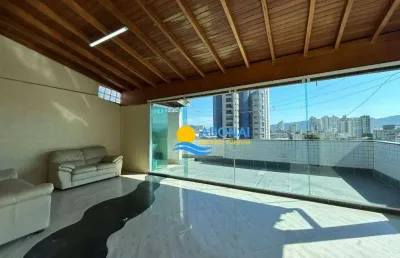 Cobertura com 4 dormitórios à venda, 116 m² por r$ 530.000,00 - enseada - guarujá/sp