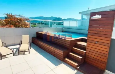 Cobertura com 3 quartos à venda na rua professor taciel cylleno, 135, recreio dos bandeirantes, rio de janeiro, 300 m2 por r$ 1.900.000