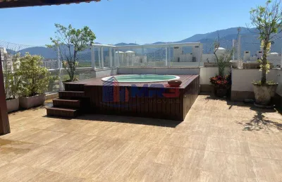 Cobertura com 3 quartos à venda na avenida das américas, 14600, recreio dos bandeirantes, rio de janeiro, 166 m2 por r$ 1.160.000