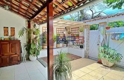 Casa em condomínio fechado com 3 quartos à venda na rua o tempo e o vento, 457, anil, rio de janeiro, 200 m2 por r$ 590.000