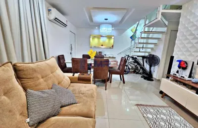 Casa em condomínio fechado com 2 quartos à venda na rua virgínia vidal, 232, tanque, rio de janeiro, 125 m2 por r$ 450.000