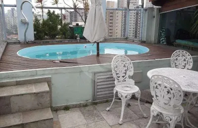 Cobertura duplex na vila mascote, com 2 suítes, varanda envidraçada, 2 vagas e lazer.