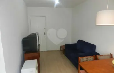 Apartamento mobiliado na bela vista de 36m² com 1 vaga de garagem.