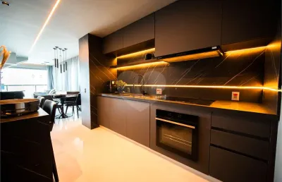 Penthouse para locação nos jardins com 97 m - 1 suíte