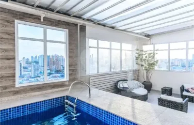 Para locação cobertura duplex mobiliada 400 m2 - central park prime