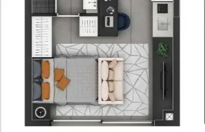 Apartamento com 1 quarto à venda na rua almirante tamandaré, 150, floresta, porto alegre, 21 m2 por r$ 389.000