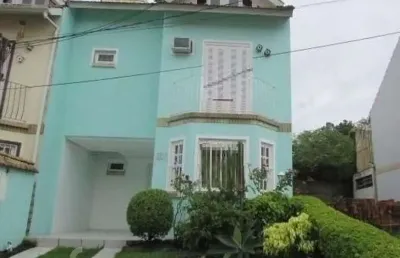 Casa em condomínio fechado com 3 quartos à venda na rua osório mendes ouriques, 332, hípica, porto alegre, 165 m2 por r$ 498.000