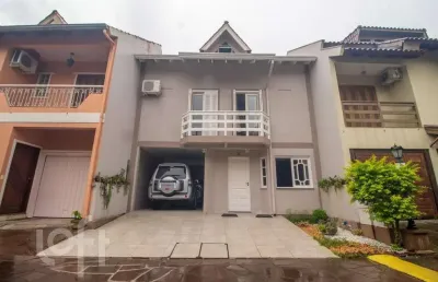 Casa em condomínio fechado com 3 quartos à venda na alameda três de outubro, 665, sarandi, porto alegre, 185 m2 por r$ 950.000