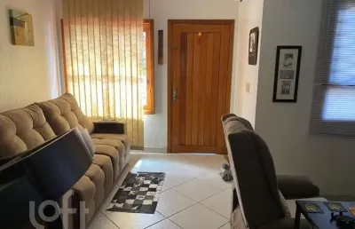 Casa em condomínio fechado com 2 quartos à venda na acesso doutor marino dos santos, 180, ipanema, porto alegre, 101 m2 por r$ 329.600
