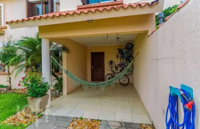 Casa em condomínio fechado com 3 quartos à venda na avenida da serraria, 2222, hípica, porto alegre, 110 m2 por r$ 650.000