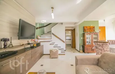 Casa em condomínio fechado com 3 quartos à venda na rua general rondon, 1256, tristeza, porto alegre, 168 m2 por r$ 875.000