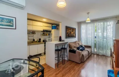 Apartamento com 2 quartos à venda na walton pontes carpes, 39, vila nova, porto alegre, 58 m2 por r$ 309.000