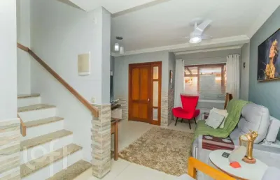 Casa em condomínio fechado com 2 quartos à venda na avenida edgar pires de castro, 1286, hípica, porto alegre, 72 m2 por r$ 349.900
