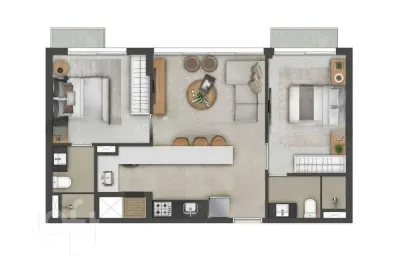Apartamento com 2 quartos à venda na rua josé do patrocínio, 527, cidade baixa, porto alegre, 60 m2 por r$ 1.030.000