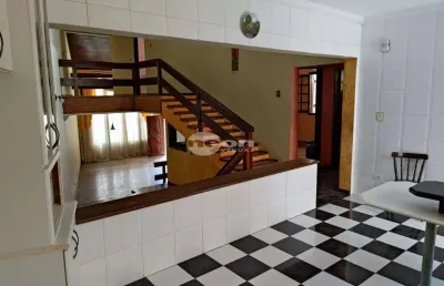 Casa em condomínio fechado com 3 quartos à venda na rua catanduva, 221, jardim pedroso, mauá, 224 m2 por r$ 1.100.000
