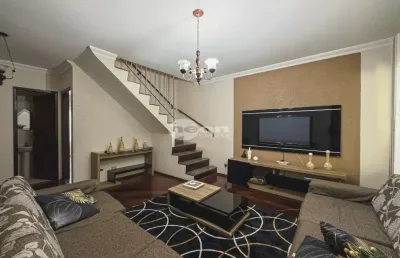 Casa em condomínio fechado com 3 quartos à venda na rua alfredo francisco dos santos, 200, assunção, são bernardo do campo, 190 m2 por r$ 770.000