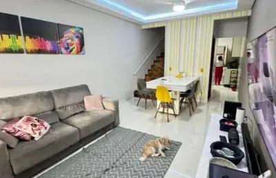 Casa com 3 quartos à venda na rua francisco rudolf, 87, vila linda, santo andré, 126 m2 por r$ 680.000