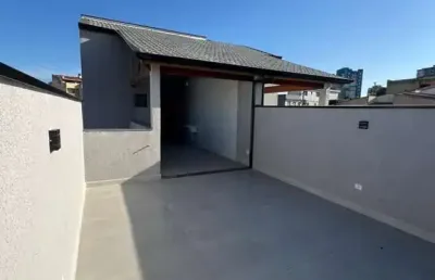 Cobertura com 2 quartos à venda na rua humberto de campos, 75, vila eldízia, santo andré, 108 m2 por r$ 529.994
