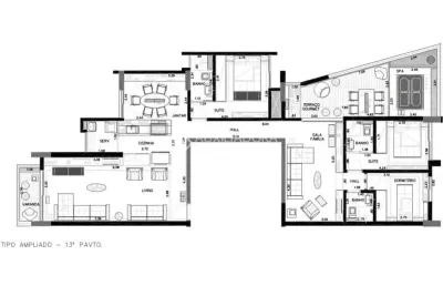 Cobertura com 3 quartos à venda na rua das monções, 754, jardim, santo andré, 129 m2 por r$ 2.046.330