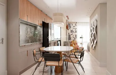 Apartamento com 2 quartos à venda na rua das monções, 754, jardim, santo andré, 60 m2 por r$ 732.508