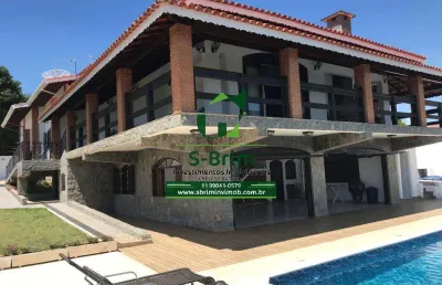 Linda casa com 06 dormitórios em condomínio fechado - piracaia-sp
