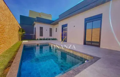 Casa térrea nova com 4 dormitórios no condomínio milano, indaiatuba - sp