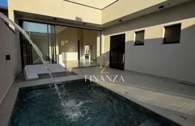 Linda casa térrea com 3 suítes no condomínio evidências em indaiatuba sp