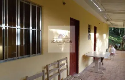 Chácara com 2 dormitórios à venda, 3030 m² por r$ 285.000,00 - centro - biritiba mirim/sp