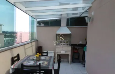 Apartamento duplex com 2 dormitórios à venda, 97 m² por r$ 280.000,00 - vila urupês - suzano/sp