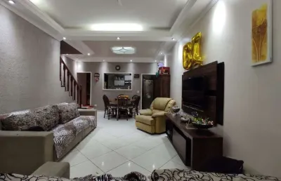 Sobrado bem distribuído com 2 residências, composto por 4 dormitórios sendo 1 suíte, à venda por r$ 535.000,00 - jardim do lago, sbc/sp
