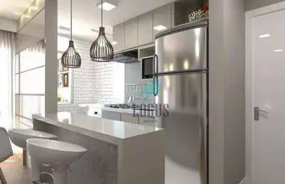 Apartamento com 2 dormitórios à venda, 59 m² por r$ 435.000,00 - vila metalúrgica - santo andré/sp