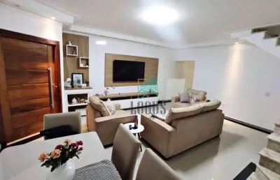 Sobrado impecável 126 m² composto por 3 dormitórios sendo 1 suíte, à venda, por r$ 640.000 - parque selecta - são bernardo do campo/sp