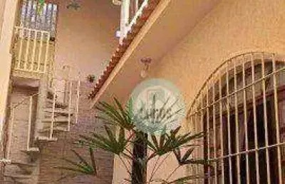 Sobrado impecável bem distribuído com 194m² composto por 3 dormitórios sendo 2 com suíte, à venda por r$ 700.000 - vila tibiriçá, santo andré/sp