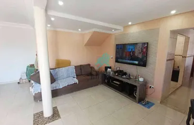 Sobrado com ótima disposição, são 188m² composto por 3 dormitórios sendo 1 suíte, a venda por r$ 660.000 - paulicéia, sbc/sp
