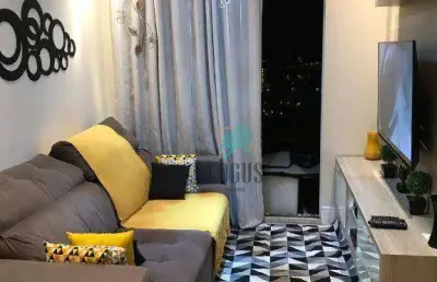 Apartamento com 3 dormitórios 1 suíte com closet à venda, 60 m² por r$ 445. - parque erasmo assunção - santo andré/sp
