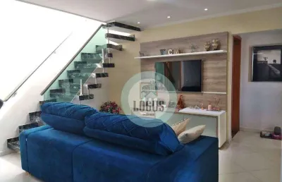 Cobertura com 3 dormitórios à venda, 266 m² por r$ 1.270.000,00 - centro - são bernardo do campo/sp