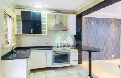Sobrado bem distribuída com 210m² composto por 3 dormitórios sendo 1 suíte com sacadas, à venda por r$ 692.000,00 - vila camilópolis - santo andré/sp