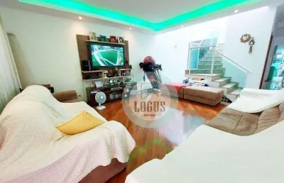 Sobrado com 3 dormitórios à venda, 162 m² por r$ 800.000,00 - vila floresta - santo andré/sp