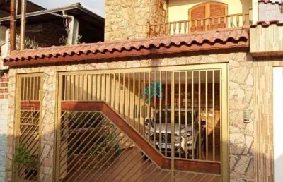 Sobrado impecável bem distribuído com 161m² composto por 3 dormitórios sendo 1 suíte, à venda por r$ 695.000 - pq. novo oratório, santo andré/sp