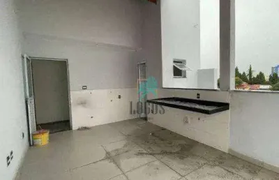 Cobertura com 2 dormitórios à venda, 100 m² por r$ 575.000,00 - vila assunção - santo andré/sp